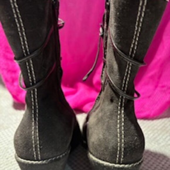 Franco Sarto wedge suede short boots - Picture 4 of 5